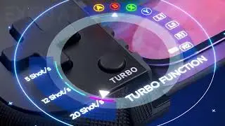 Gamepad wireless Excitat, Bluetooth, iluminare RGB, extensibil 135x180mm, Negru