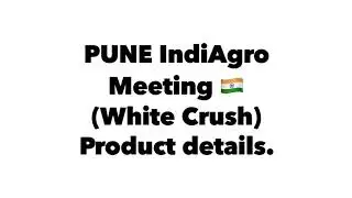 5000 CRORE₹ SECRET👑 (White Crush Details) Part 1 (IndiaAgro 🇮🇳👑)