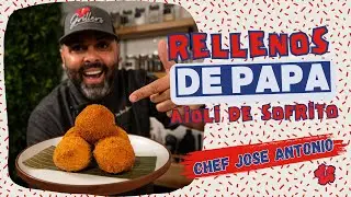 Rellenos de Papa y Sofrito Aioli con el Chef Jose antonio