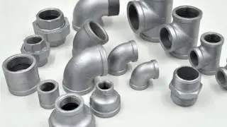 China Malleable Iron Pipe Fitting galvanized plain coupling