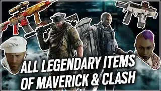 All Legendary Items of Maverick and Clash - Operation Grim Sky - Rainbow Six Siege