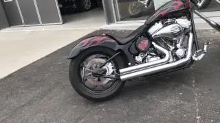 Demonstration Harley-Davidson unique custom Chopper Moheda Rew Tech