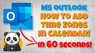 How to add time zones in Microsoft Outlook calendar