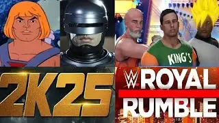 WWE 2K25 Created Superstar Royal Rumble Random Community Creations Vs. Subscribers