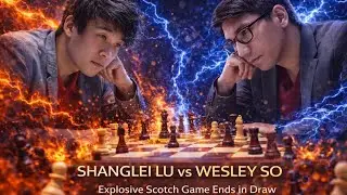 Shanglei Lu vs Wesley So ❗ Explosive Scotch Game Ends in Draw ❗ World Blitz Championship 2025