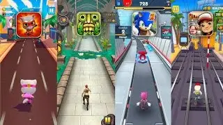 Subway Surfers 🆚 Temple Run 🆚 Talking Tom Gold Run 🆚 Minion Rush 🌪️ Ultimate Run Battle!