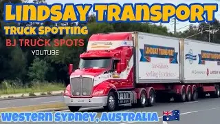Lindsay Transport Truck Spotting Western Sydney Australia #trucking #truck