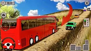 Crazy Uphill Bus Driver Simulator 3D : Android gameplay |Rana Gaming 🔴