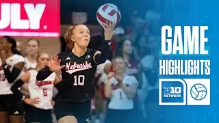 Nebraska at Purdue | Highlights | Big Ten Volleyball | 10/12/2025