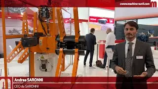 D&eacute;rouleur double avec motorisation servo pour t&ocirc;le magn&eacute;tique Saronni