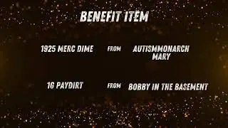 New prize list.  Remember event is Thursday. 1/15 at 8pm est