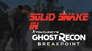 Solid Snake in Ghost Recon Breakpoint