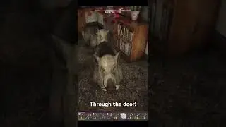 Through the door!#7daystodie #funny #gaming #basebuilding #scary #launch #ragdolls #broken #alpha21