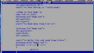 Write a program to illustrate the use of put (),get() and getline().