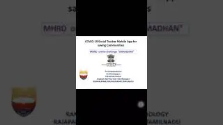 COVID19 Social Tracker Mobile App for MHRD challenge on SAMADHAN