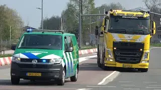 Technische Dienst begeleidt getakelde ambulancehaakarm tijdens Marathon Rotterdam! #1651
