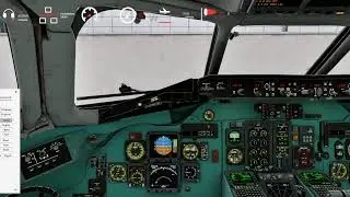 X-Plane 12 12.4 Rotate MD-80 KLAS/KSTL Traffic Global Say Intentions