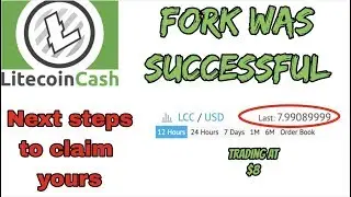 LitecoinCash fork was successful   Next steps to claim