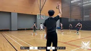 Phoenix Basketball League 荃葵九平日娛樂組F Season 13 閃電11人 VS HELLO HK
