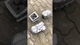 yamaha rx 100 engine buffing | chrome polish #buffing #rx100