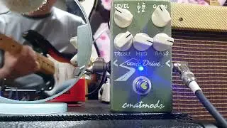 Scenic Drive Overdrive(cmatmods)+Fender 1969 Journeyman Relic Guitar+Fender Blues Deluxe Amp