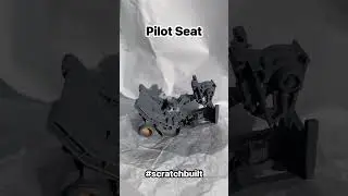 The pilot seat #scratchbuild #trashbashing #scifi #trashbuild