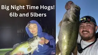 Big Night Time Summer Bass! 6lb and 5lbers