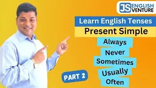 Learn English Tenses | Present Simple Tense Part 2 | Always/Never/Sometimes/Usually/Often #english