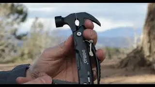 RAK Hammer Multi-Tool - Multi-Functional 12 in 1 Mini Hammer Camping Gear Survival Tool for Men