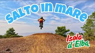 salto in mare! Via del Ferro (Enduro 2) - Capoliveri bike park - Isola d'Elba MTB