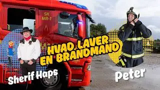 Hvad laver en brandmand?  | Sherif Haps og Guffe besøger en brandstation