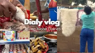 Living alone diaries | Laundry | Cooking | Settling In | Life of an introvert | Vlogmas Day 3