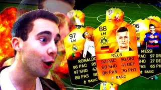 FIFA 16 : RONALDO IF & MESSI IF + REUS MOTM IN PACKS - 87+ PACK OPENING