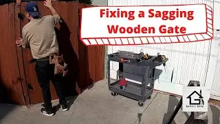 Fixing a Sagging Wooden Gate