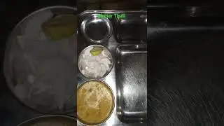 Dinner Thali Decoration Ideas #mydinner#daalrotiwithsalad#deepihomevlog#viralshort