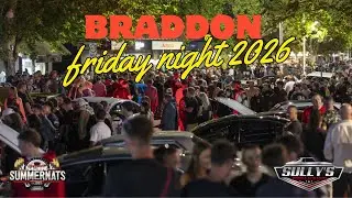 Фестиваль Braddon Fringe 2026, уличная вечеринка Summernats 38, основные моменты пятничного вечера.