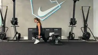 DB Floating Heel Bulgarian Split Squat Iso Hold