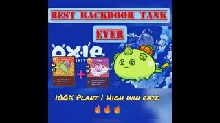 Plant 🆚 Reptile w/ Chomp & Sticky goo cards ➡ Axie infinity Arena