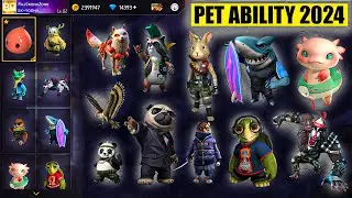 Best Pets Ability Free Fire 2024 | TOP 6 Useful Pet Free Fire | All Pet Ability Free Fire