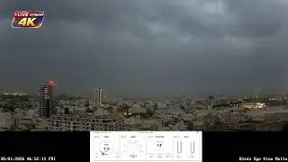 Malta Cam 4K - Real City Sound - 24/7