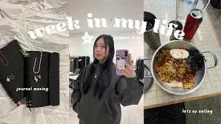 VLOG ˚ʚ♡ɞ˚ weekly life in nz, journal making, lots of eating, hanging out