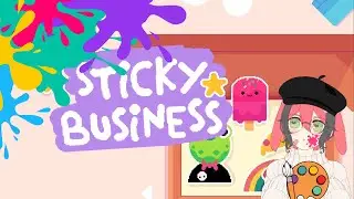 Finally using my Art Degree: Sticky Business