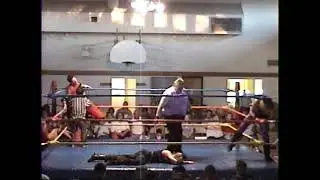 ECCW 07/26/02 Memphis Raines&nbsp;&&nbsp;Michael Raines&nbsp;vs&nbsp;Seth Knight&nbsp;&&nbsp;Skag Rollins - Angle 1