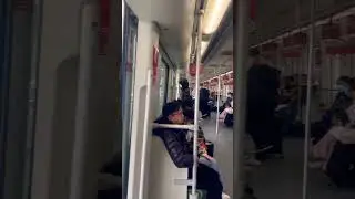 Shanghai Unique subway, city vibes, street walk, Road trip, #music #travelgoals #train #beautiful 😎