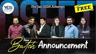 CSEET FREE Batch Announcement Jan 2026 | YES Academy Pune | Best CS Coaching in India