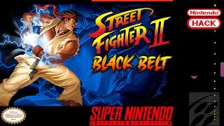 [SNES Hack] Street Fighter II Black Belt Edition - Ryu