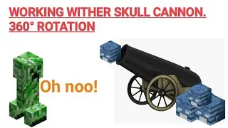 how to make cannon in minecraft pe