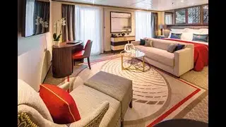 Cunard's Queen Mary 2 - Queens Grill Suite - Q5 - Suite Number 9057 -Room tour
