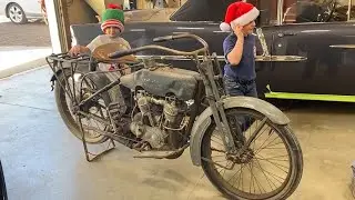 Shop Projects: 1916 Harley Davidson Barn Find! '55 Bel Air Convertible Restomod. '67 Camaro Restomod