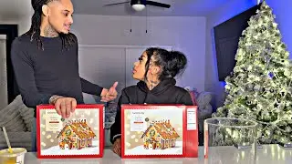 строим пряничные домики вместе... победитель получает 1000 долларов🎄❄️* МЫ ПРОВАЛИЛИ*